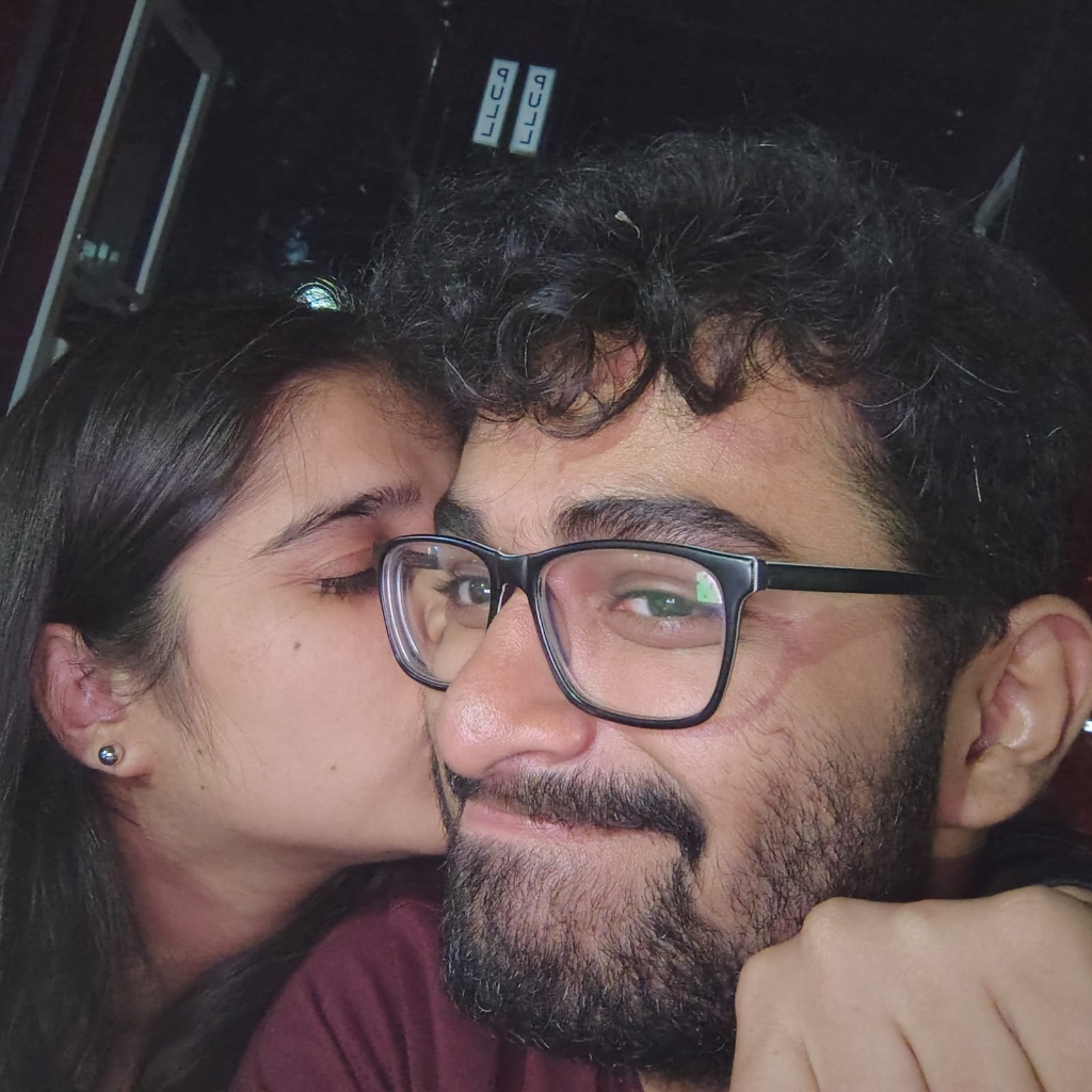 Cheek kiss